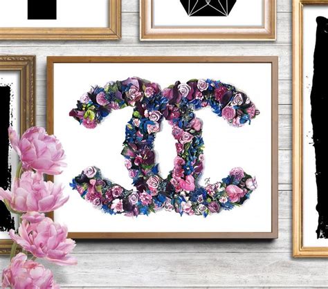 chanel flowers print|chanel flower images.